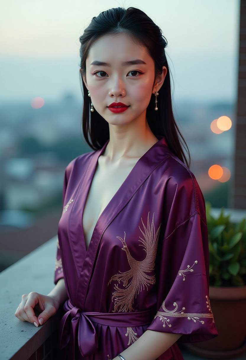 动漫甜美的咬痕海滨学院夜景